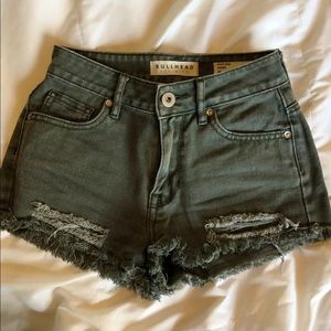 High waisted festival shorts